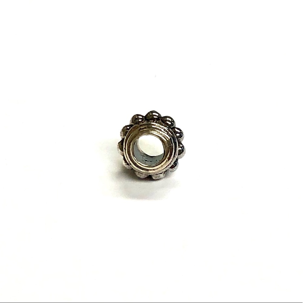 Trollbeads Silver Studded Bead - Picture 4 of 6